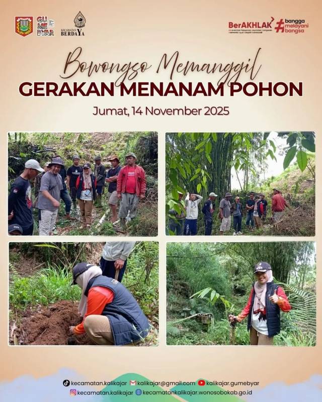 Bowongso Memanggil: Upaya Menanam Pohon dan Edukasi Konservasi Mata Air